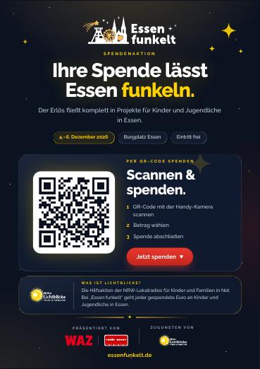 Vorschau Aufsteller Spende per QR-Code DIN A4