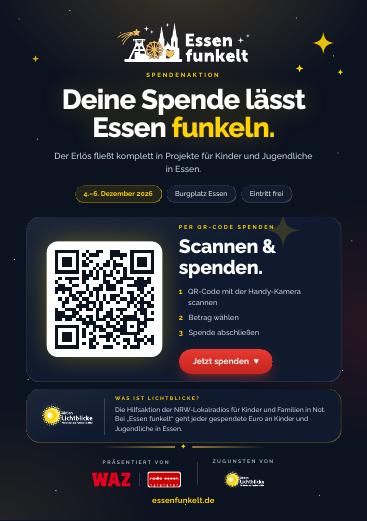 Vorschau Aufsteller Spende per QR-Code DIN A5